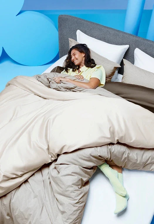 Cotton sateen bedding