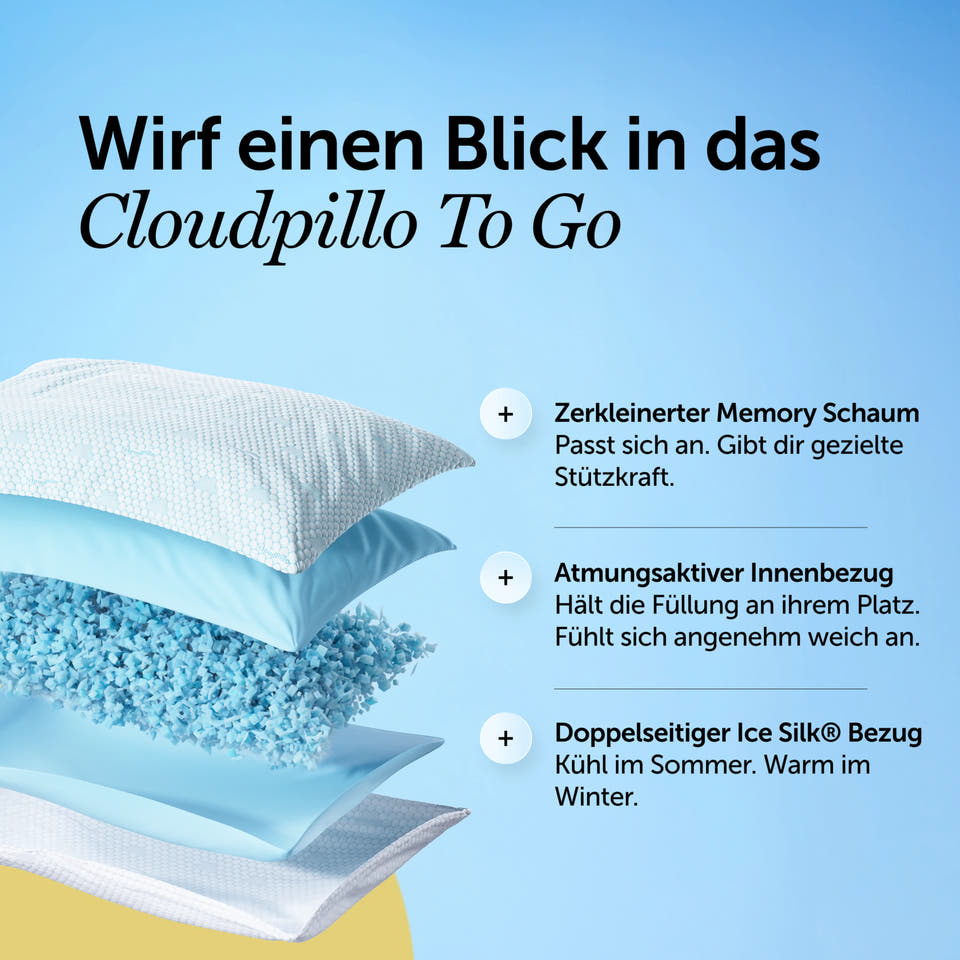 Cloudpillo To Go Reisekissen