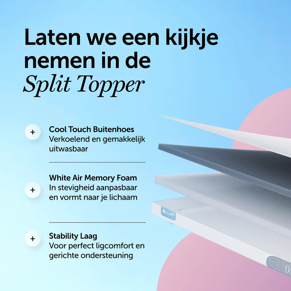 Cloudpillo Original Split Topper