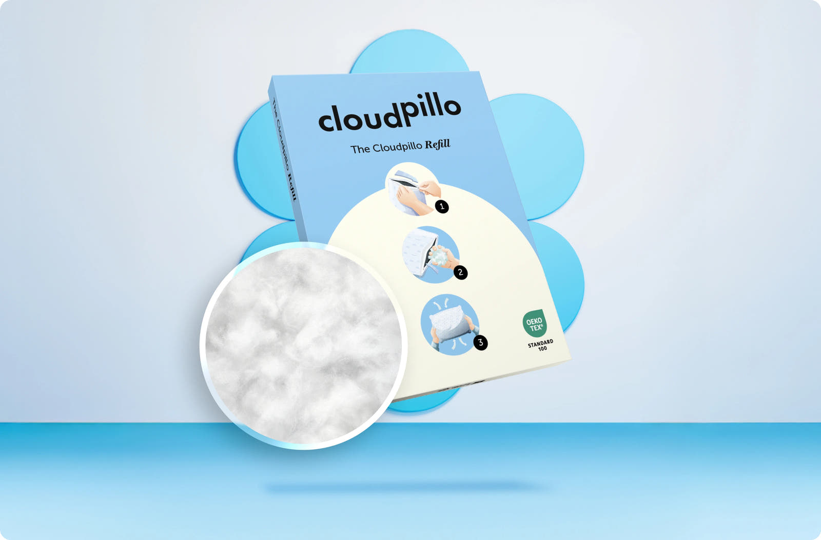 Cloudpillo Nachfüllbeutel Mikrofaser Recharge