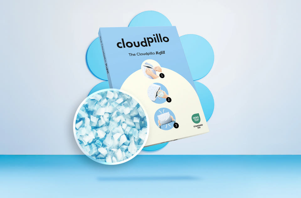 Cloudpillo Refill Bag Memory Foam Original